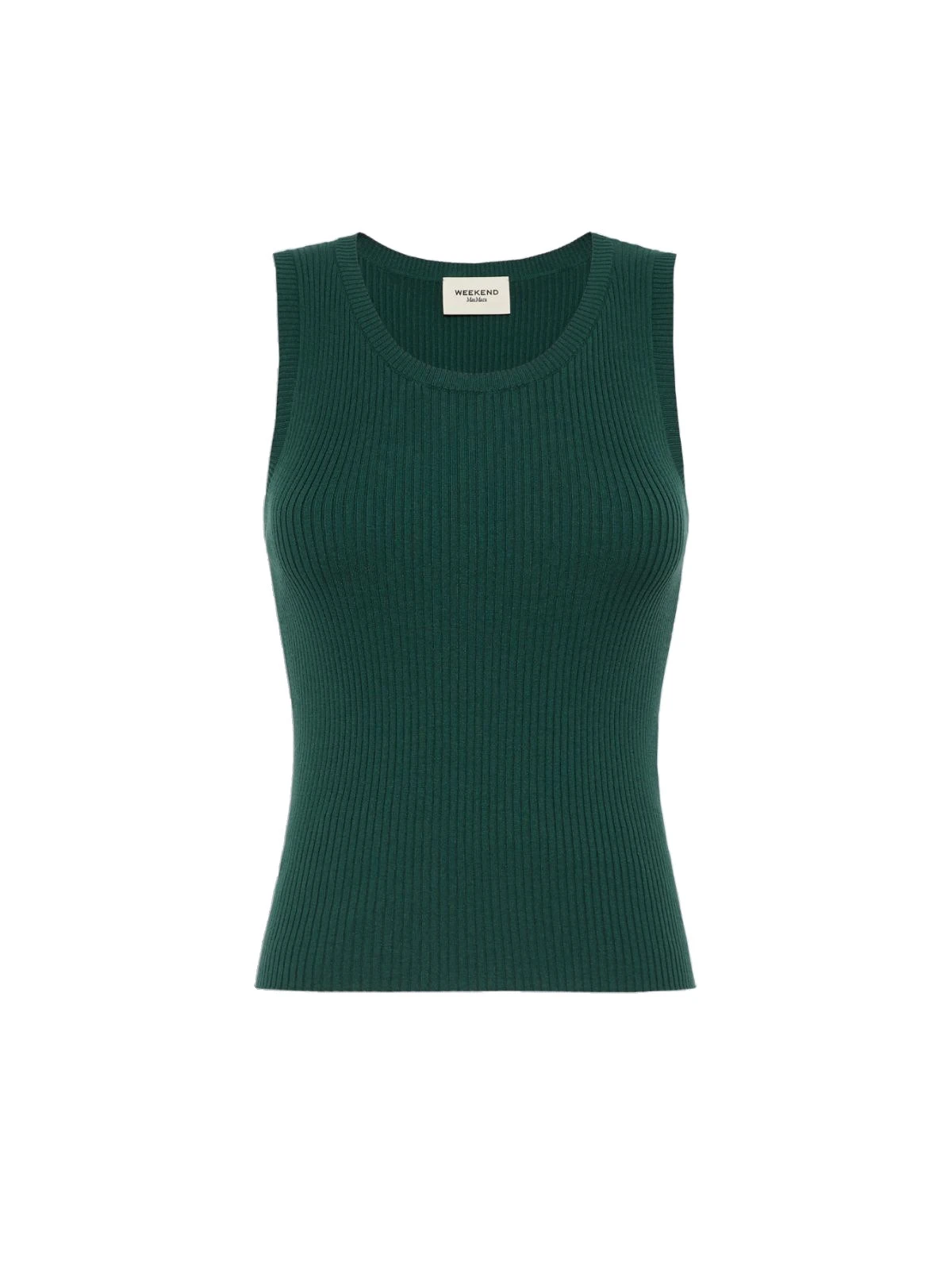 Max Mara Taro Sleeveless Stretch Viscose Top in Green Max Mara Taro Sleeveless Stretch Viscose Top in Green | Sweaters | Luxury Shoes