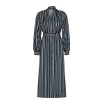Max Mara Tauro Printed Twill Shirt Dress in Ultramarine | Shirtdress | Luxury Shoes 
