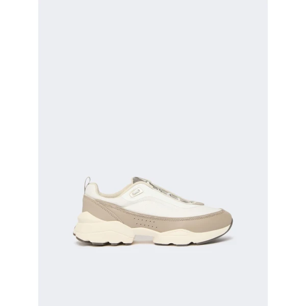 Max Mara Technical Fabric Running Shoes in Beige | Sneakers | Luxury Shoes 