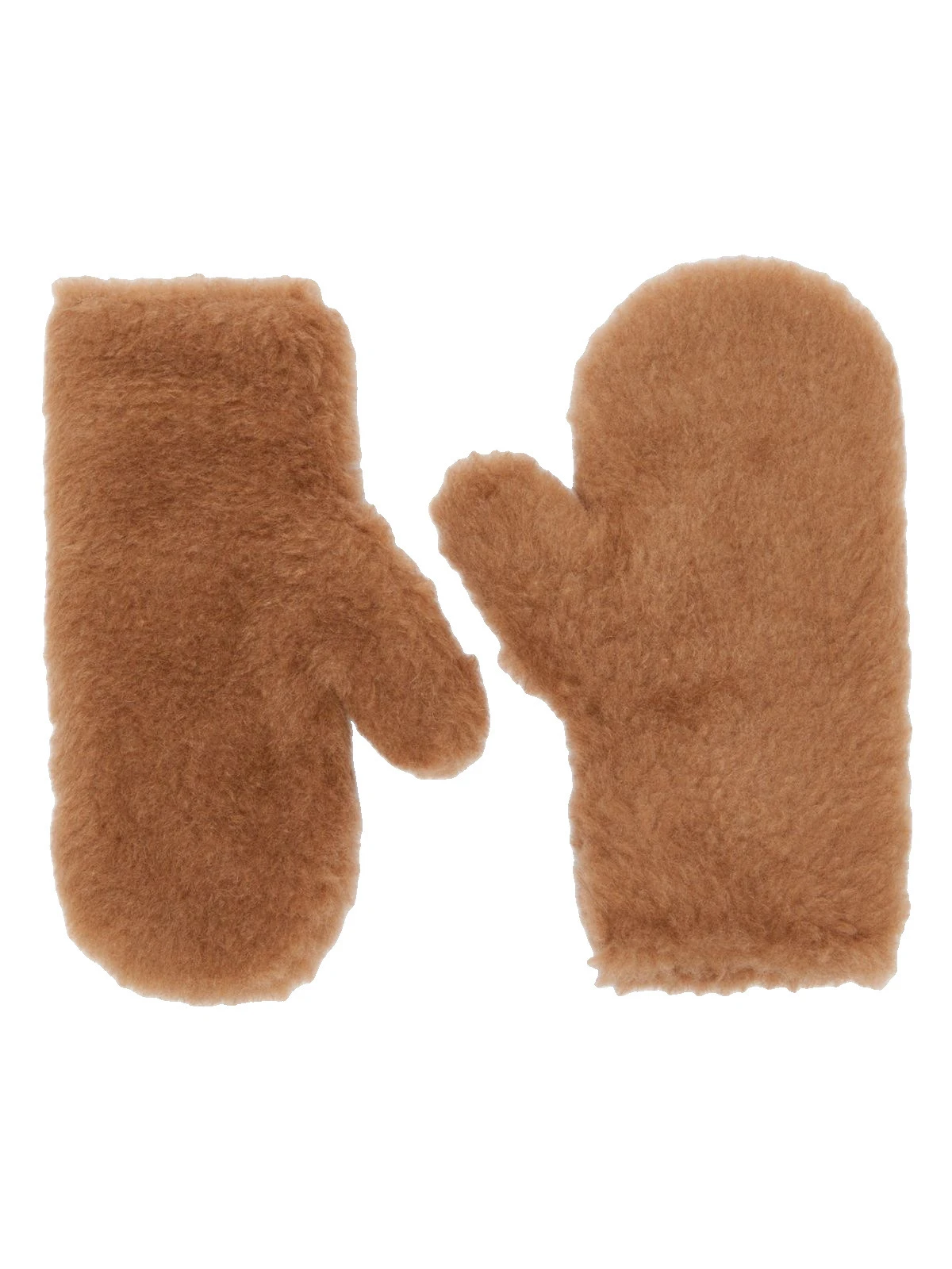 Max Mara Teddy Fabric Mittens in Camel Max Mara Teddy Fabric Mittens in Camel | Women | Luxury Shoes