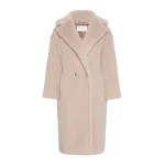 Max Mara Tedgirl Alpaca and Wool Teddy Bear Icon Coat in Sand | Wool Coat | Luxury Shoes 