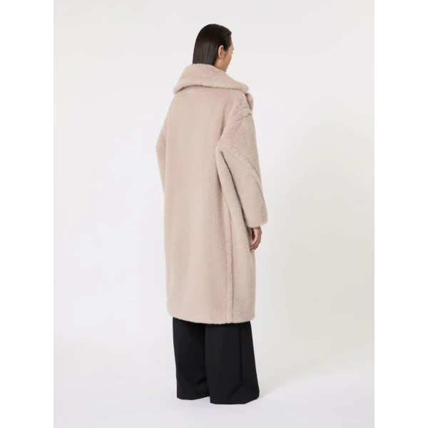 Max Mara Tedgirl Alpaca and Wool Teddy Bear Icon Coat in Sand | Wool Coat | Luxury Shoes 