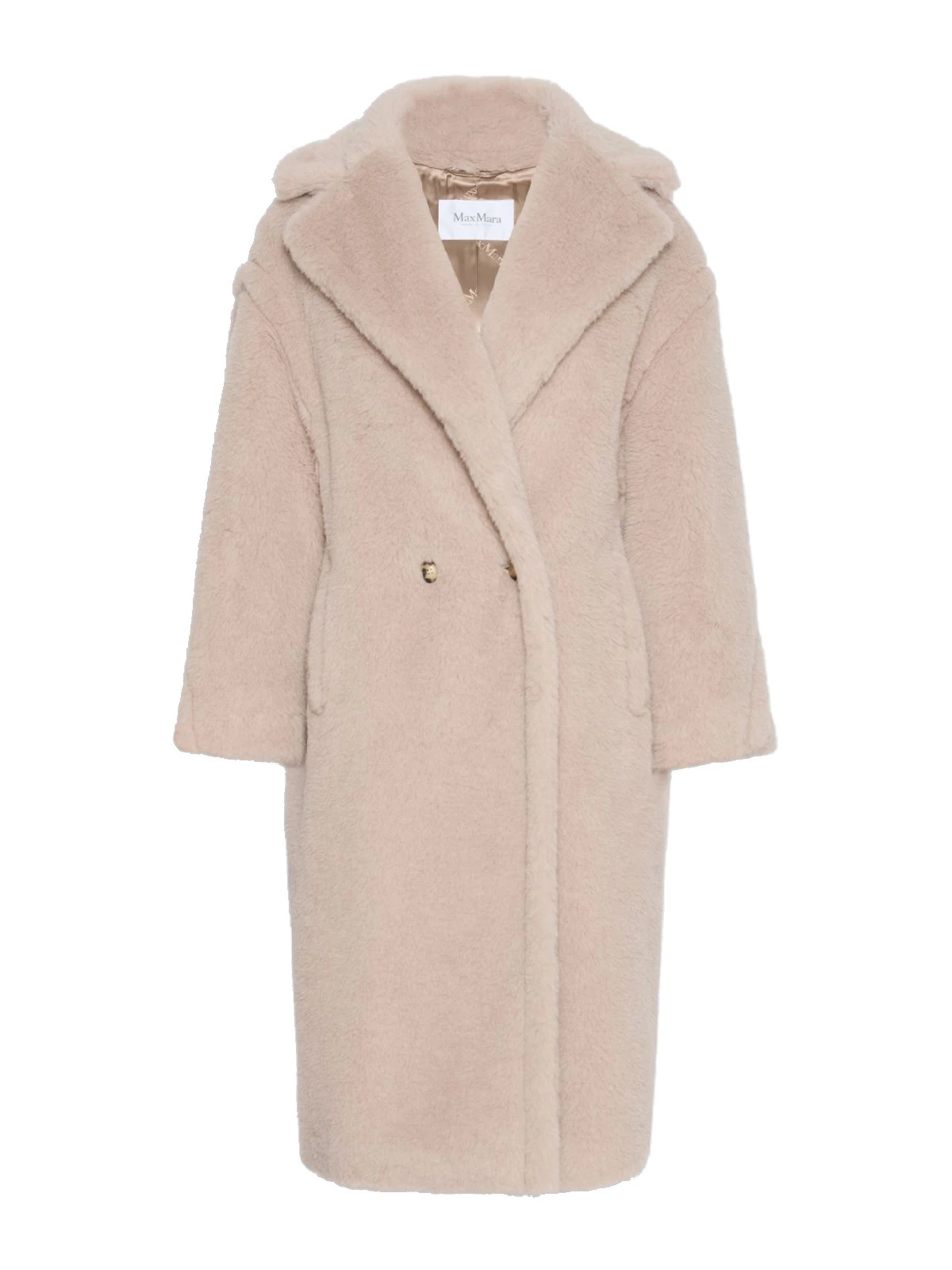 Max Mara Tedgirl Alpaca and Wool Teddy Bear Icon Coat in Sand Max Mara Tedgirl Alpaca and Wool Teddy Bear Icon Coat in Sand | Wool Coat | Luxury Shoes