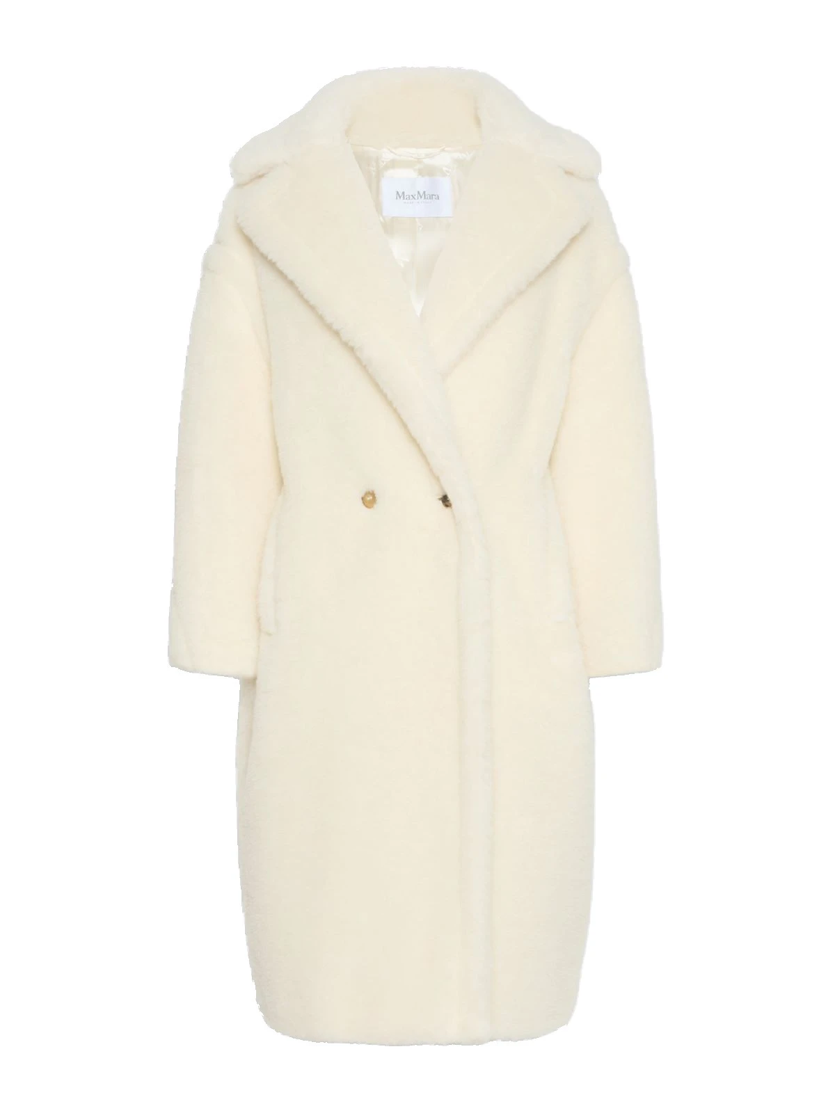 Max Mara Tedgirl Alpaca and Wool Teddy Bear Icon Coat in White Max Mara Tedgirl Alpaca and Wool Teddy Bear Icon Coat in White | Wool Coat | Luxury Shoes