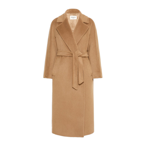 Max Mara Tempera Wool and Alpaca Teddy Coat in Camel | Wool Coat | Luxury Shoes 