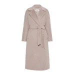 Max Mara Tempera Wool and Alpaca Teddy Coat in Sand | Wool Coat | Luxury Shoes 