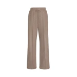 Max Mara Tenda Jersey Drap Wide-Leg Trousers in Marron Glace | Sweatpants | Luxury Shoes 
