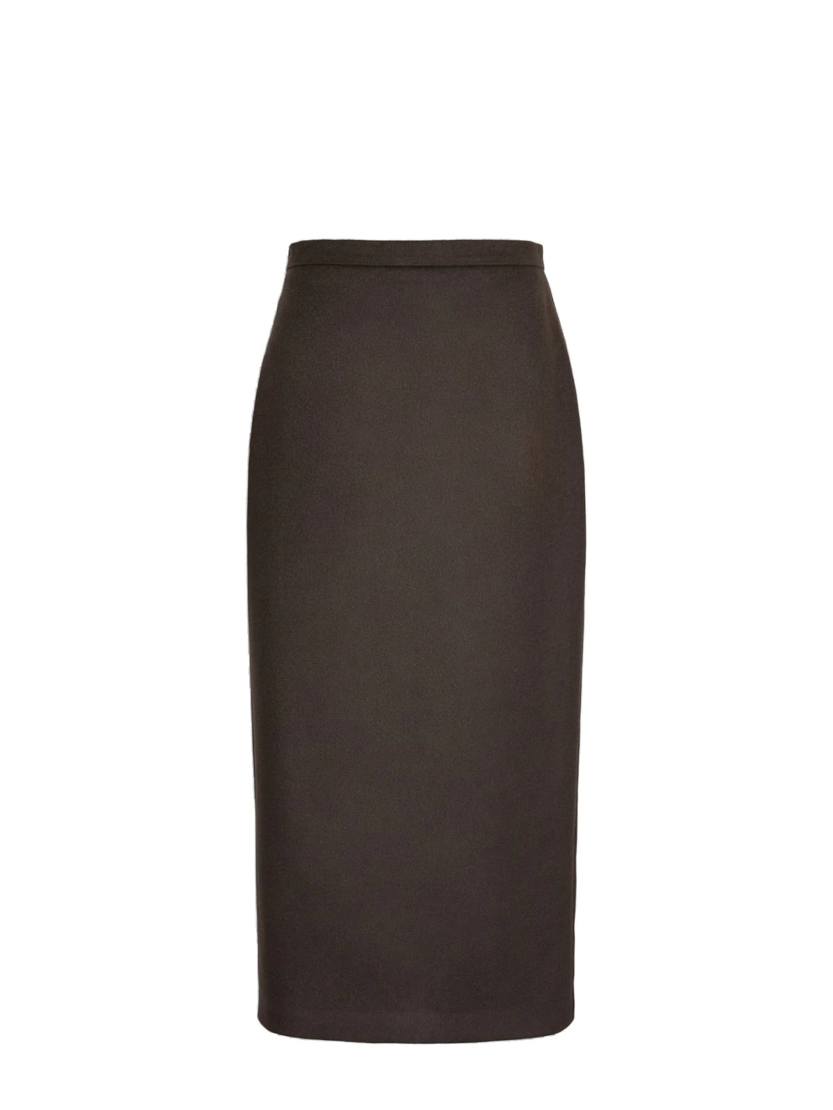 Max Mara Tenda Sable-Look Camel Pencil Skirt in Dark Brown Max Mara Tenda Sable-Look Camel Pencil Skirt in Dark Brown | Pencil Skirts | Luxury Shoes