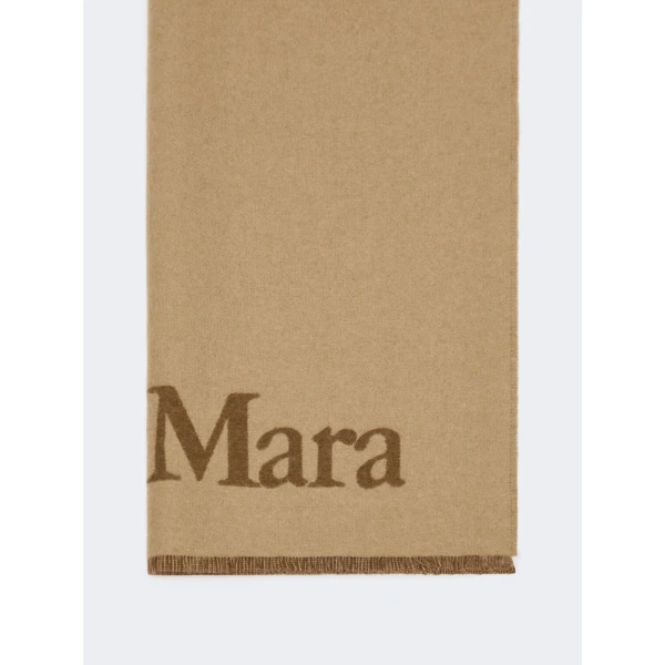 Max Mara Tenue Cashmere and Wool Stole in Camel | Scarves | Luxury Shoes 