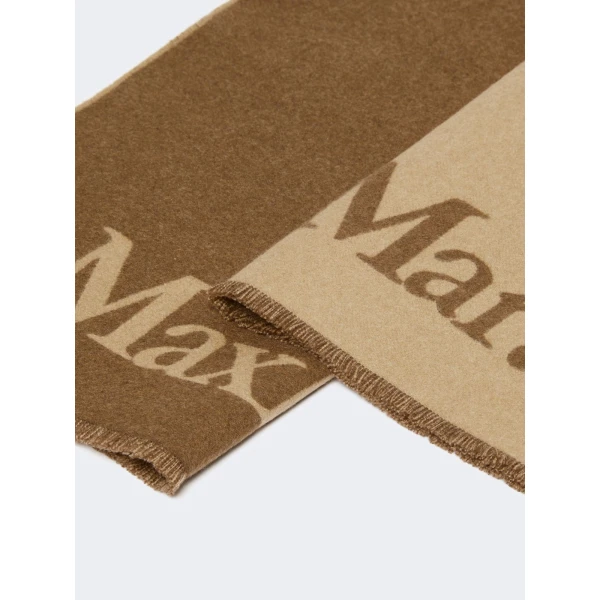 Max Mara Tenue Cashmere and Wool Stole in Camel | Scarves | Luxury Shoes 