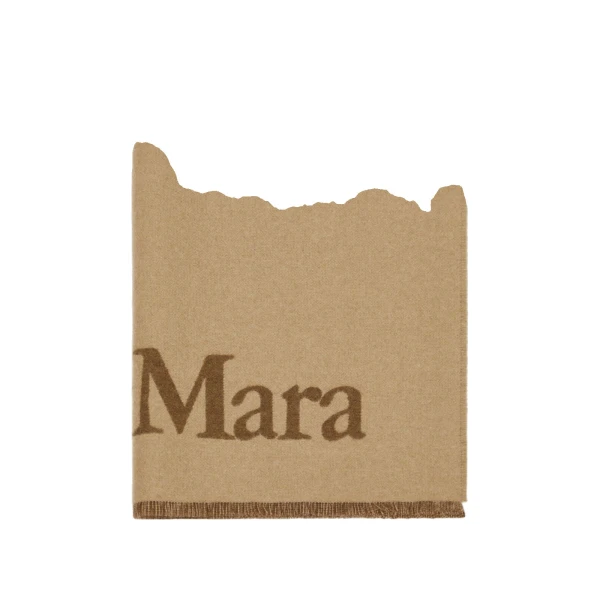 Max Mara Tenue Cashmere and Wool Stole in Camel | Scarves | Luxury Shoes 