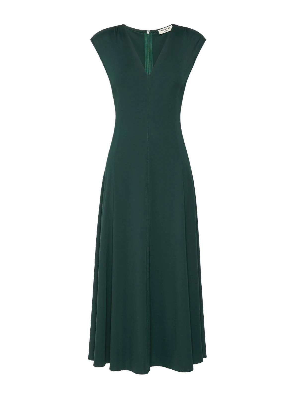 Max Mara Ter Long Interlock Jersey Dress in Green Max Mara Ter Long Interlock Jersey Dress in Green | Maxi Dresses | Luxury Shoes