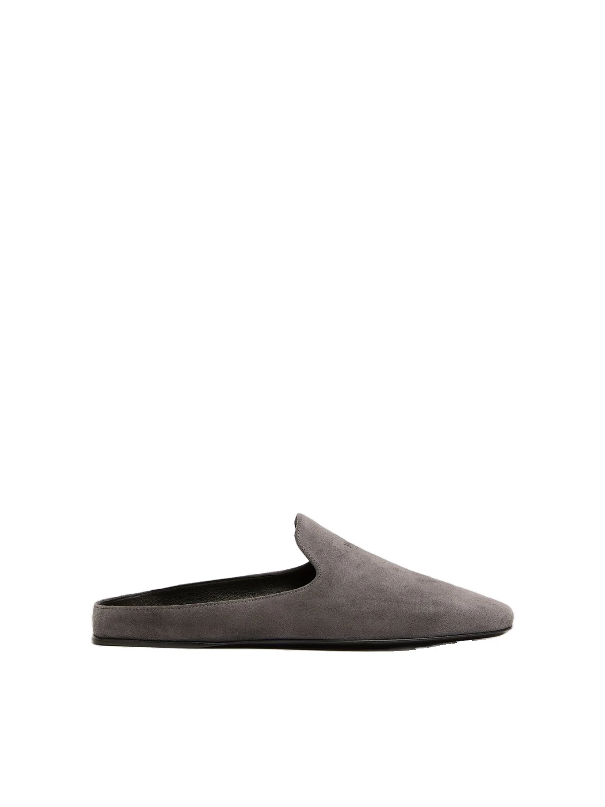 Max Mara Tessile Suede Mules in Medium Grey Max Mara Tessile Suede Mules in Medium Grey | Mules | Luxury Shoes