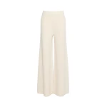 Max Mara Timore Wide Wool and Cashmere Trousers in Beige | Wide leg pants | Luxury Shoes 