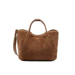 Max Mara Tmarin Medium Teddy Marine Bag in Camel | Women | Luxury Shoes 