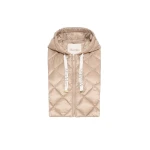 Max Mara Trec Water-Repellent Canvas Hooded Collar in Beige | Collar | Luxury Shoes 