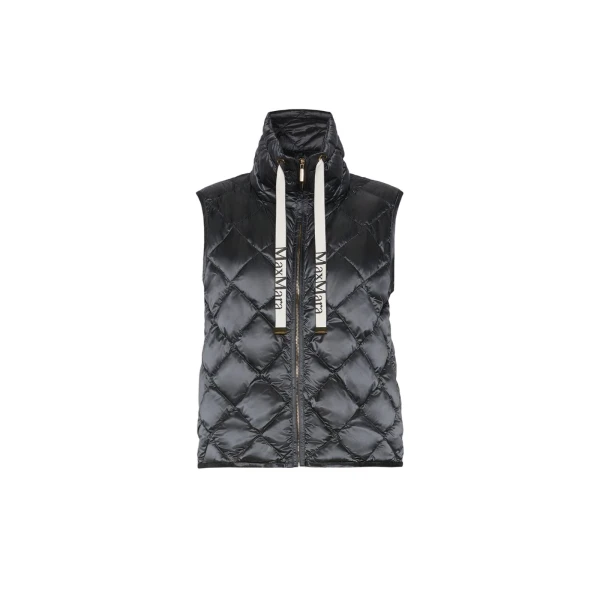 Tregic Diamond-Quilted Padded Gilet in Medium Grey