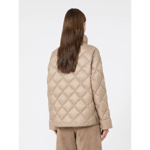 Max Mara Trionfo Slim-Fit Water-Repellent Puffer Jacket in Beige | Jackets | Luxury Shoes 