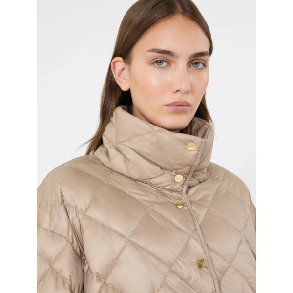 Max Mara Trionfo Slim-Fit Water-Repellent Puffer Jacket in Beige | Jackets | Luxury Shoes 