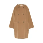 Max Mara Tropico Wool and Alpaca Hooded Coat in Camel | Wool Coat | Luxury Shoes 