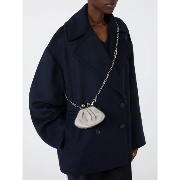 Max Mara Tubo Mini Pasticcino Bag in Light Grey | Mini Bags | Luxury Shoes 