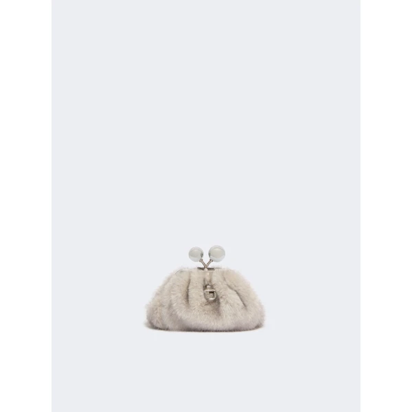 Max Mara Tubo Mini Pasticcino Bag in Light Grey | Mini Bags | Luxury Shoes 