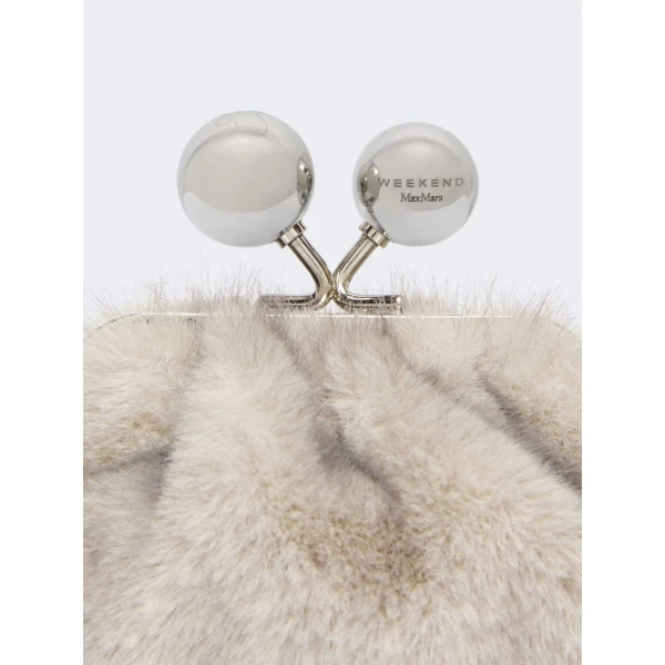 Max Mara Tubo Mini Pasticcino Bag in Light Grey | Mini Bags | Luxury Shoes 