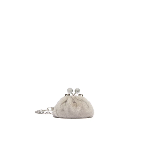 Max Mara Tubo Mini Pasticcino Bag in Light Grey | Mini Bags | Luxury Shoes 