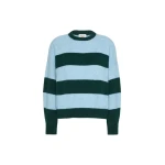 Max Mara Tuono Alpaca and Wool Crew-Neck Jumper in Light Blue | Sweaters | Luxury Shoes 