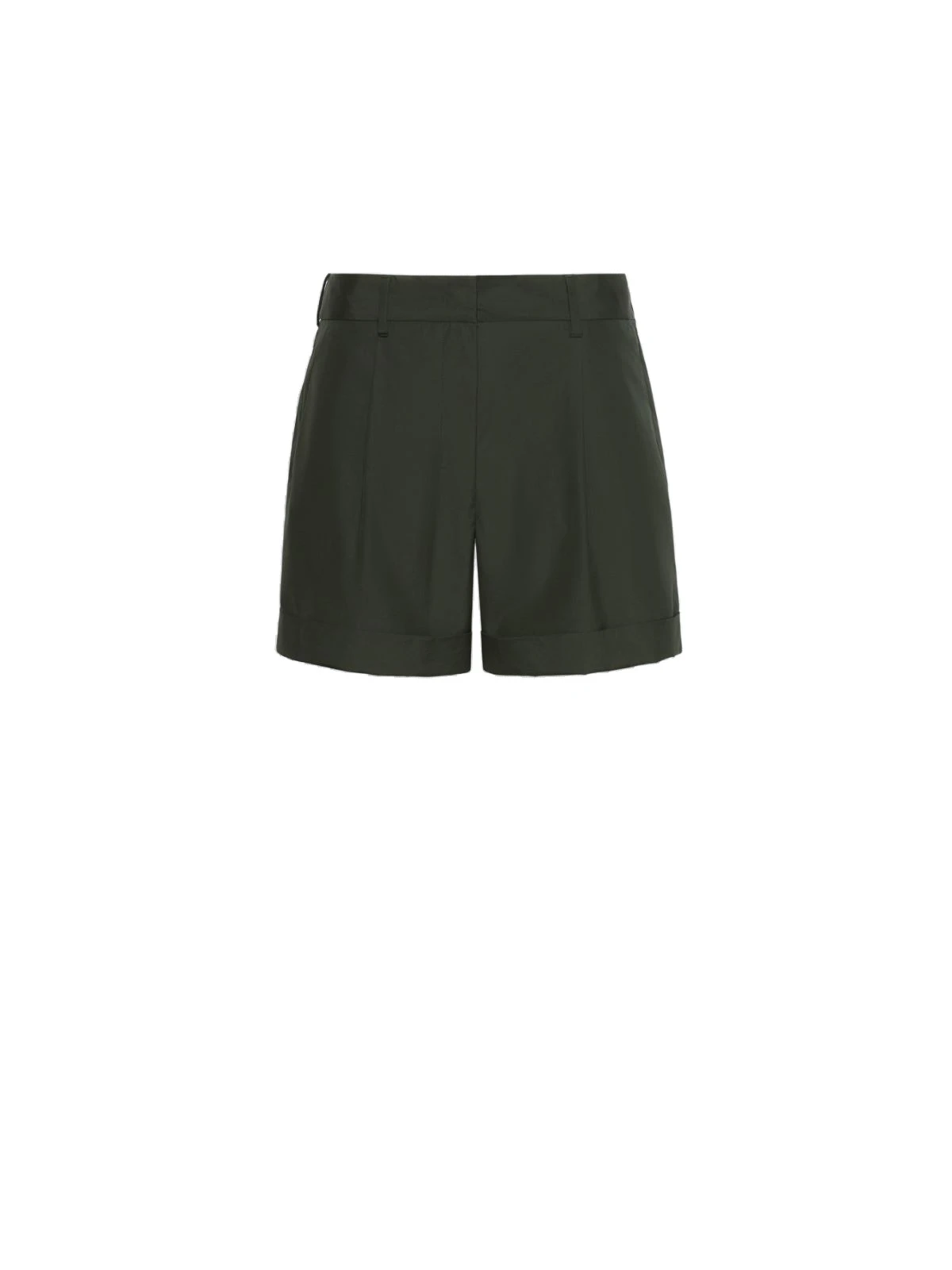 Max Mara Ubino Cotton Poplin Shorts in Green Max Mara Ubino Cotton Poplin Shorts in Green | Shorts | Luxury Shoes