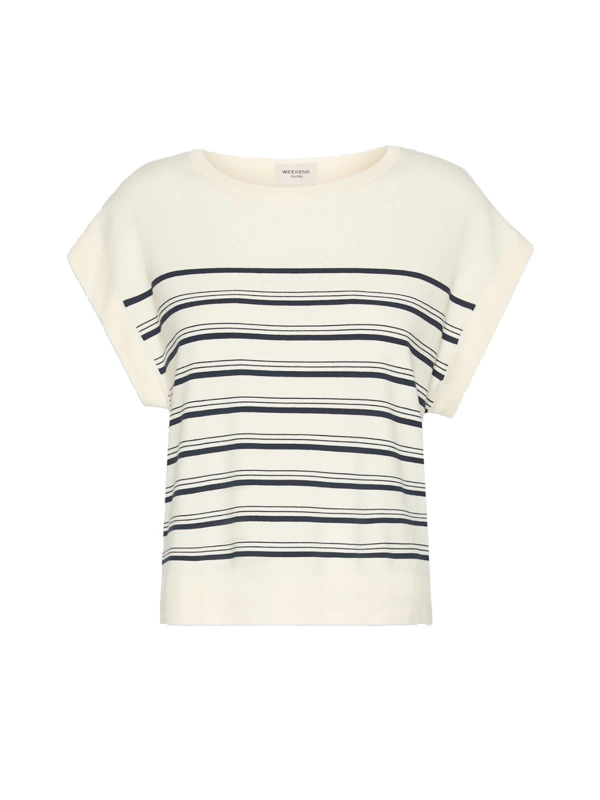 Max Mara Ufo Short-Sleeved Viscose Jumper in Ecru Max Mara Ufo Short-Sleeved Viscose Jumper in Ecru | Sweaters | Luxury Shoes