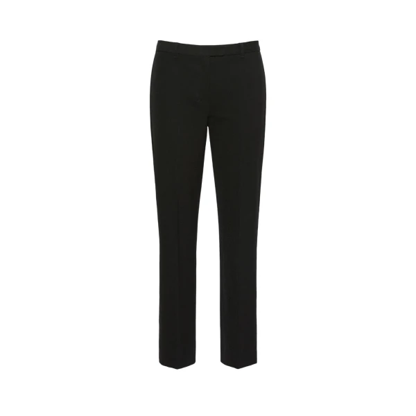 Umanita Stretch Cotton-Blend Trousers in Black