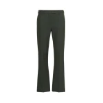 Max Mara Umanita Stretch Cotton-Blend Trousers in Green | Tailored pants | Luxury Shoes 