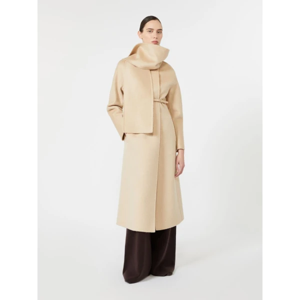 Max Mara Umico Albino Camel and Mohair Coat in Beige | Wool Coat | Luxury Shoes 