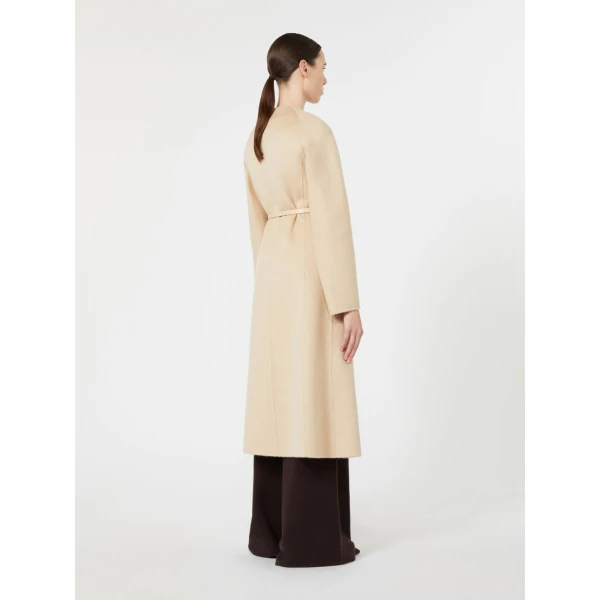 Max Mara Umico Albino Camel and Mohair Coat in Beige | Wool Coat | Luxury Shoes 