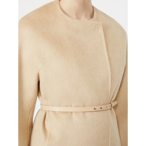 Max Mara Umico Albino Camel and Mohair Coat in Beige | Wool Coat | Luxury Shoes 