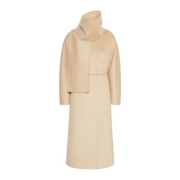 Max Mara Umico Albino Camel and Mohair Coat in Beige | Wool Coat | Luxury Shoes 