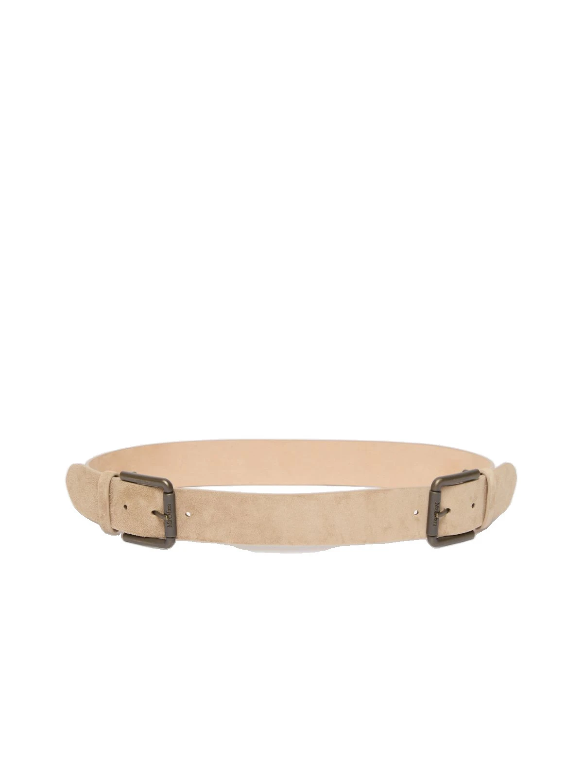 Max Mara Unno Studded Leather Belt in Beige Max Mara Unno Studded Leather Belt in Beige | Belts | Luxury Shoes