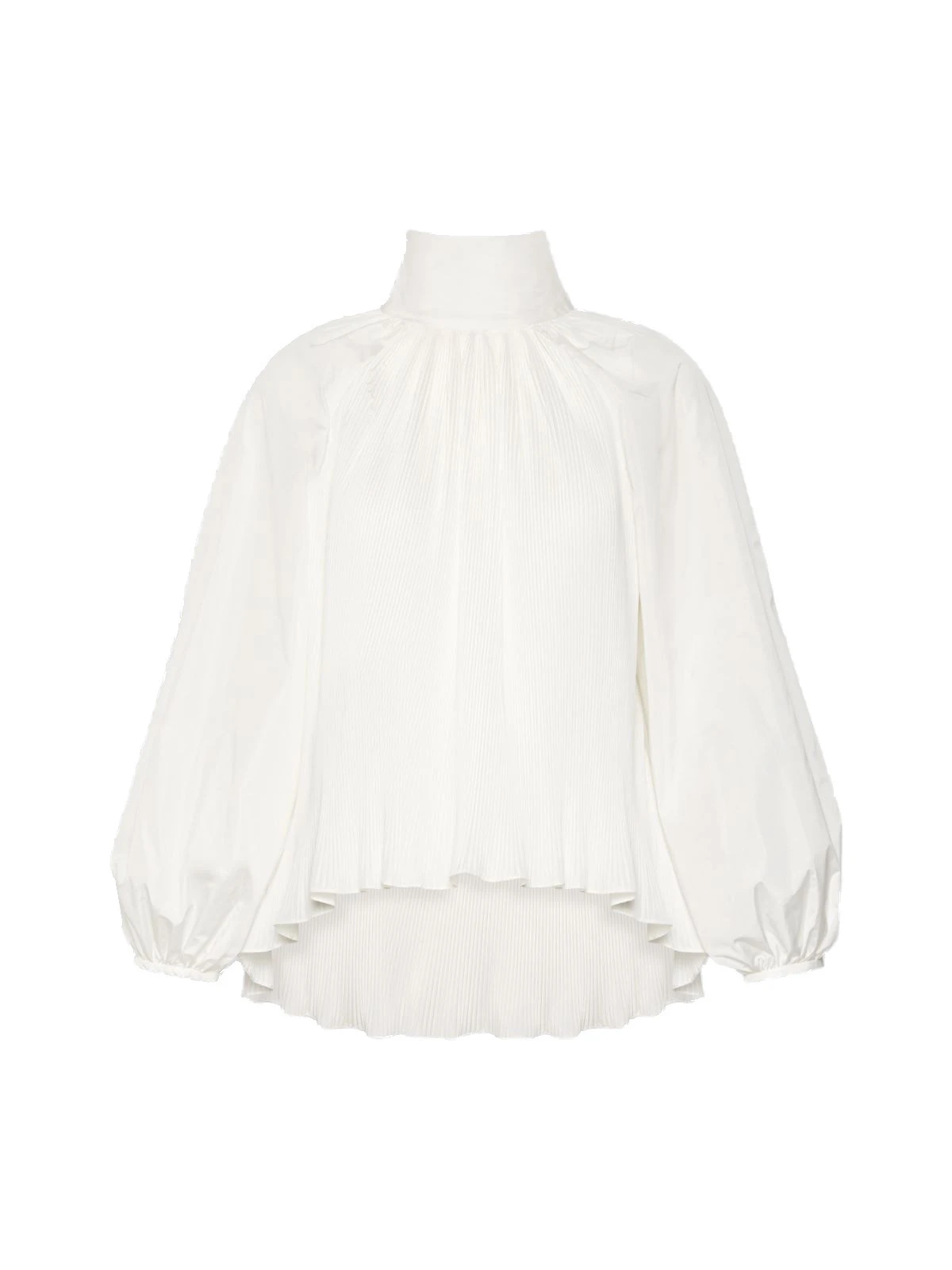 Max Mara Valle Silk Taffeta Blouse in White Max Mara Valle Silk Taffeta Blouse in White | Blouse | Luxury Shoes