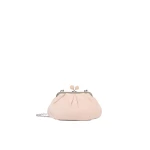 Max Mara Valois Small Suede Pasticcino Bag in Beige | Clutch Bags | Luxury Shoes 