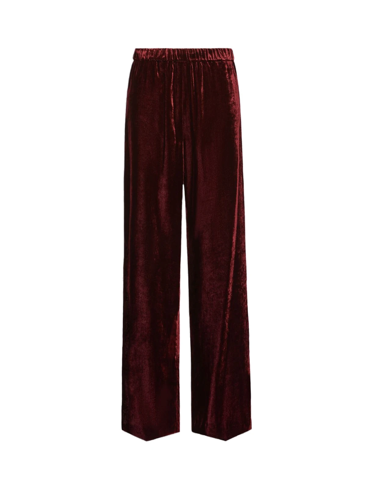 Max Mara Velvet Palazzo Trousers in Bordeaux Max Mara Velvet Palazzo Trousers in Bordeaux | Wide leg pants | Luxury Shoes
