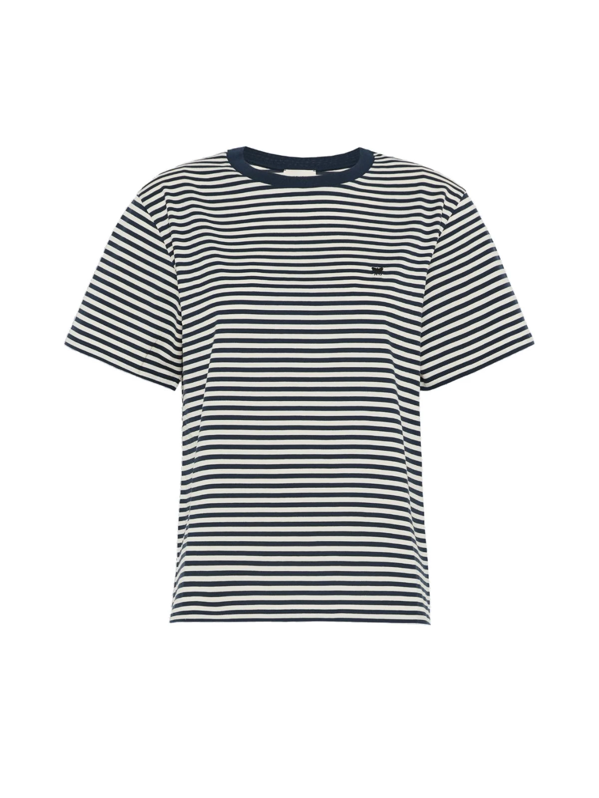 Max Mara Venaco Pure Cotton Jersey T-Shirt in Navy Max Mara Venaco Pure Cotton Jersey T-Shirt in Navy | T-shirts | Luxury Shoes
