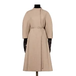 Max Mara Verbena Wool and Cashmere Redingote Coat in Turtledove | Wool Coat | Luxury Shoes 