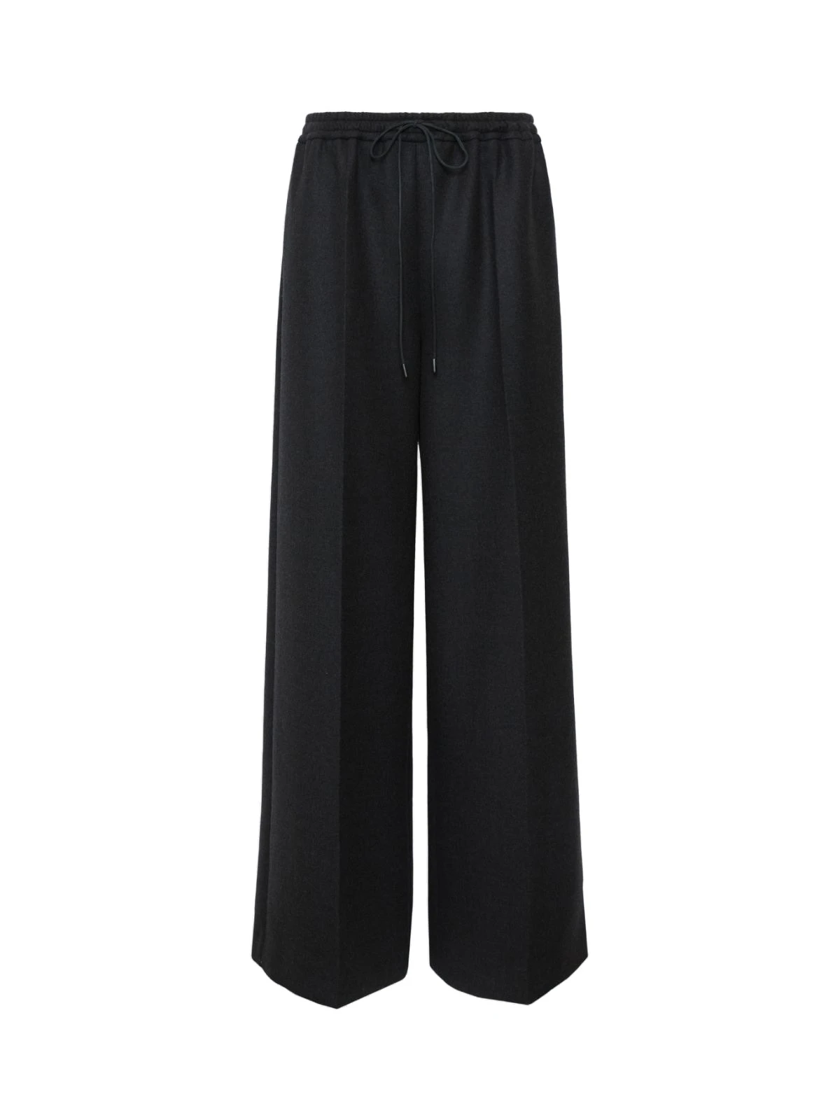 Max Mara Vetrino Wool Flannel Wide-Leg Trousers in Dark Grey Max Mara Vetrino Wool Flannel Wide-Leg Trousers in Dark Grey | Wide leg pants | Luxury Shoes