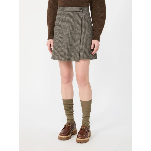 Max Mara Vetta Micro Jacquard Jersey Culottes in Brown | Tailored pants | Luxury Shoes 