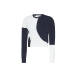 Max Mara Vetusta Slim-Fit Viscose Crepe Sweater in White | Sweaters | Luxury Shoes 