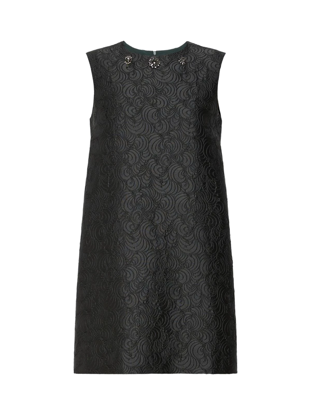 Max Mara Vicolo Cotton-Blend Jacquard Princess Dress in Dark Green Max Mara Vicolo Cotton-Blend Jacquard Princess Dress in Dark Green | Mini Dresses | Luxury Shoes
