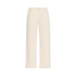 Max Mara Virna Cotton Bull Denim Trousers in Natural | Denim | Luxury Shoes 