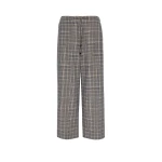 Max Mara Vischio Chequered Wool Flannel Joggers in Ultramarine | Sweatpants | Luxury Shoes 