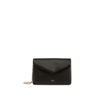 Max Mara Viscose and Silk Satin Clutch Bag in Black | Clutch Bags | Luxury Shoes 